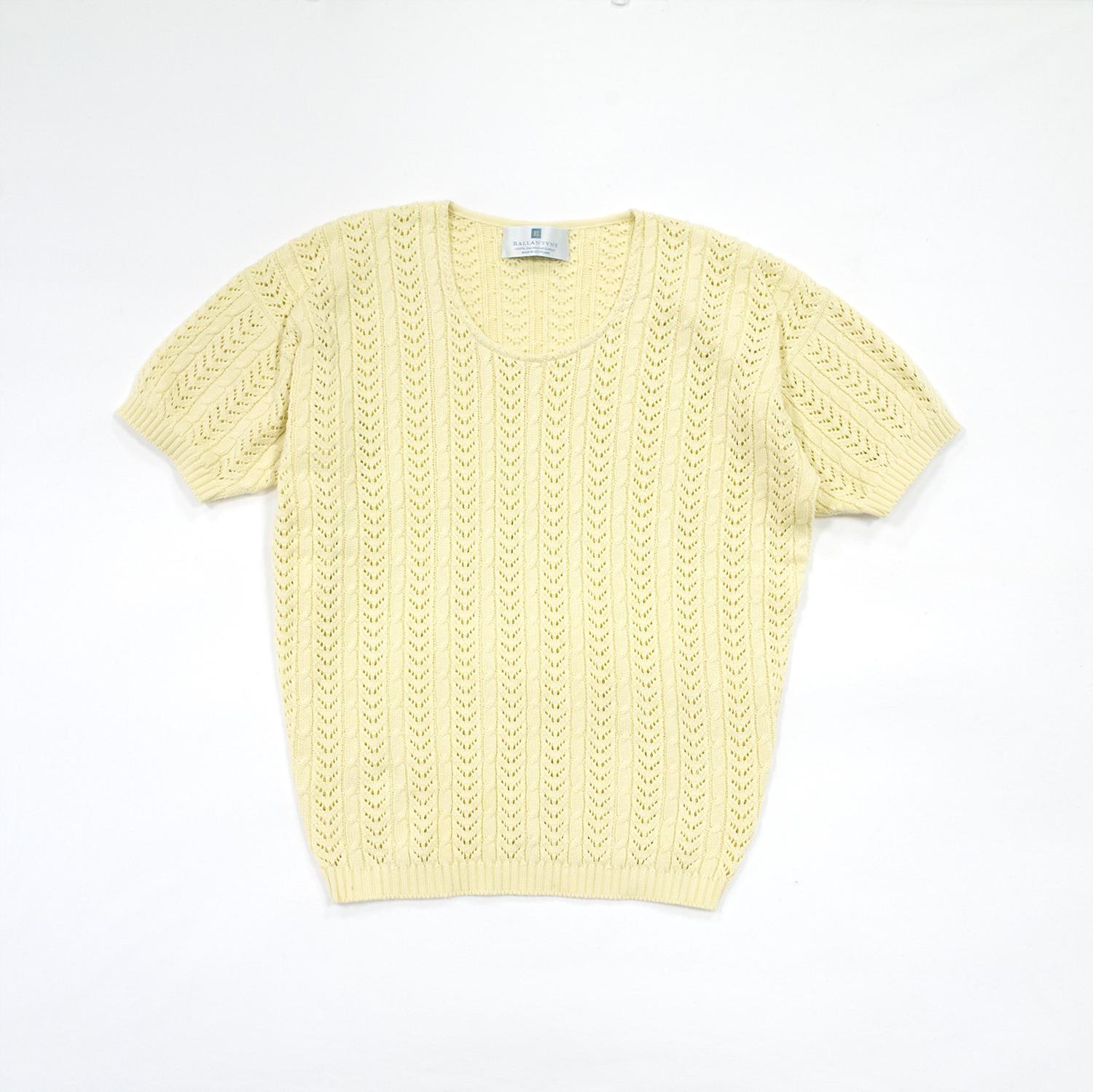 バランタインレース編みセータークリーム