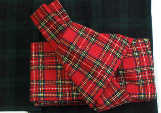 限定きものまいロイヤルスチュワート半巾帯