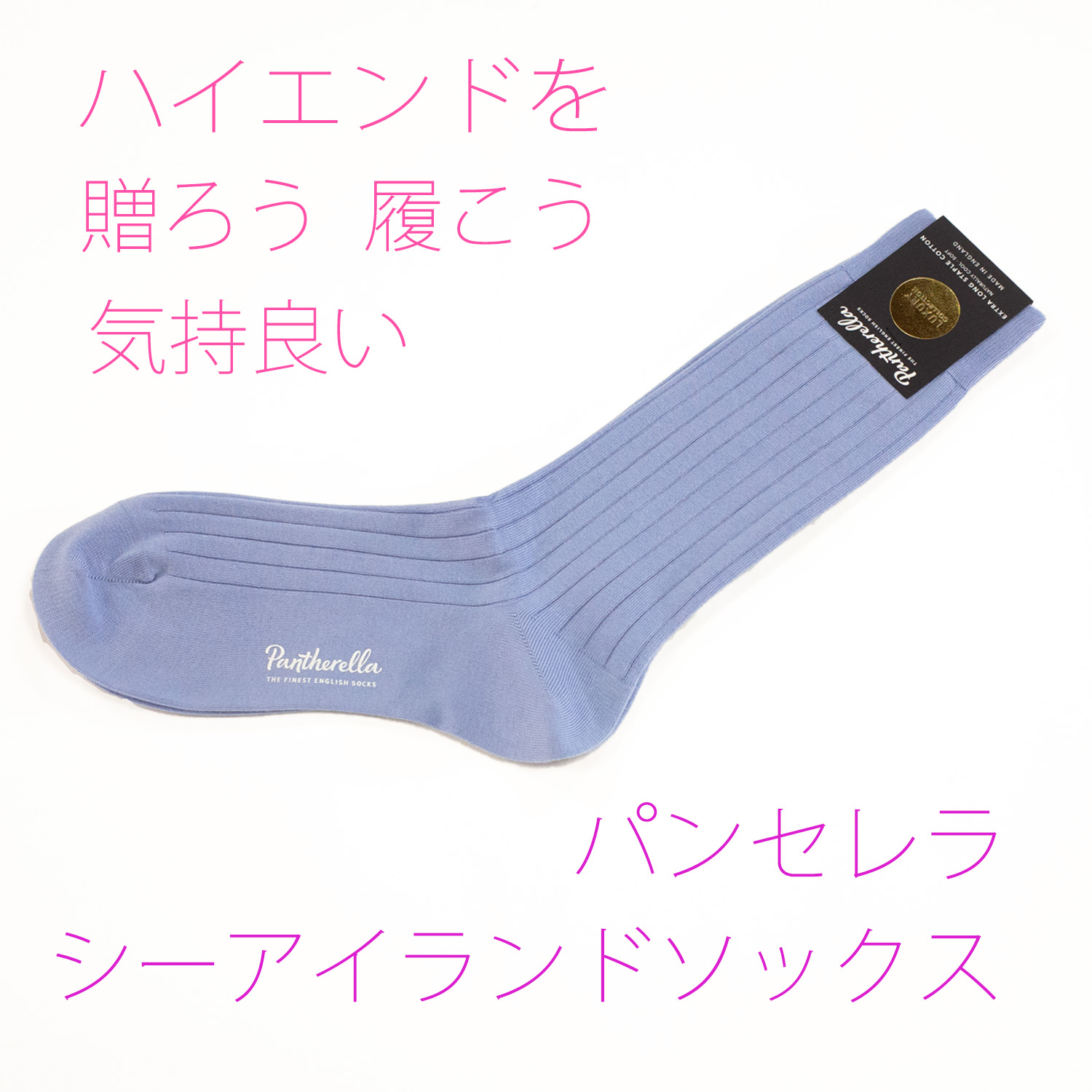  パンセレラ535400シーアイランドソックス・ライトブルー